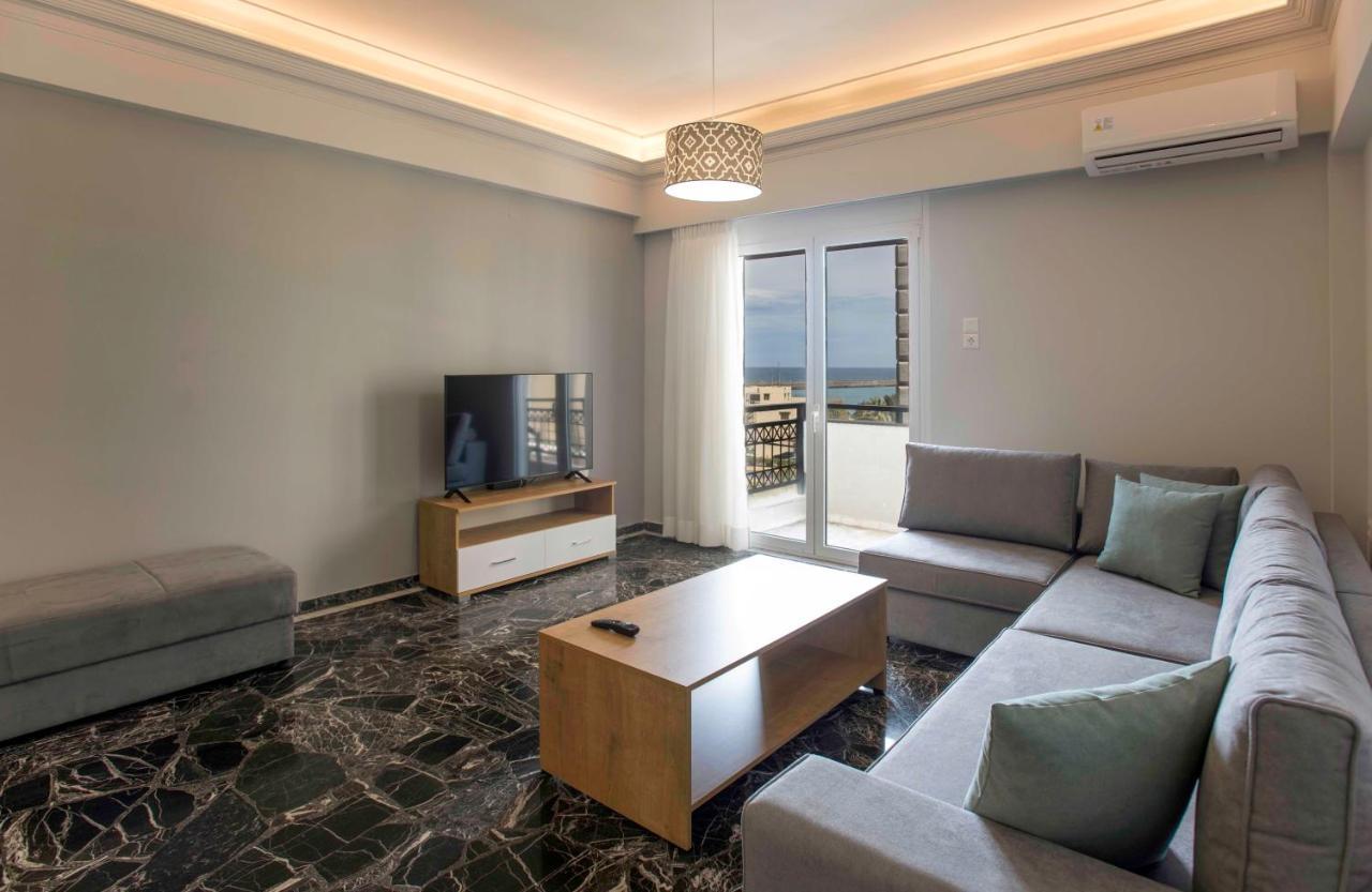 Central Spacious Apt Close To Port-Sites W/View 2 Iraklio Eksteriør bilde